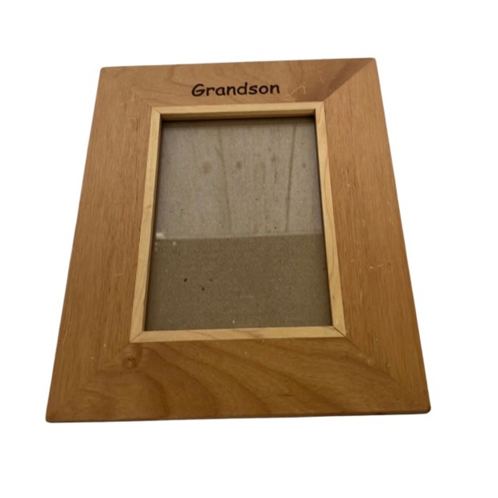 Grandson Wooden Frame. Pre owned
